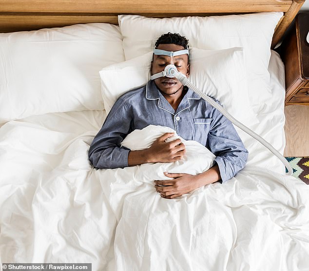 CPAP masks come in different styles and sizes to accommodate different preferences and facial structures.  The locations of the lines on President Biden's face suggest he is using a full face mask as pictured above