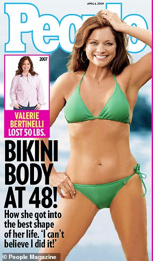 The star lost 20 kilos in 2009 and posed in a green bikini for the cover of People magazine