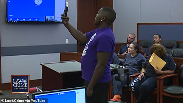 However, before the rapper was sentenced, Traylor was seen taking a selfie with him.  The photo later ended up on the Internet