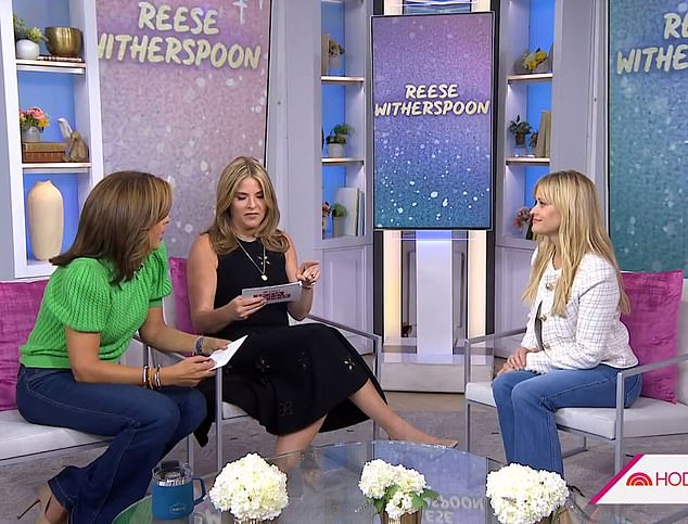 Reese opened up about how she handles personal relationships during a conversation with Today's Hoda Kotb and Jenna Bush-Hager