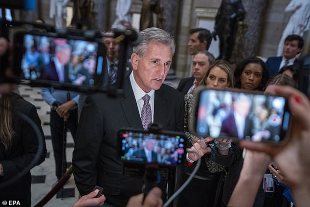 Kevin McCarthy has been sensationally ousted as Speaker of the House of Representatives in a historic vote sparked by a tumultuous civil war in the Republican Party.