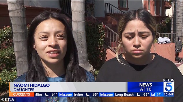 Sanchez's daughter Naomi Hidalgo was heartbroken and determined to find the driver responsible.  'I still feel like it was a dream.  Like, she was the glue that held this whole family together,” Hidalgo told KTLA