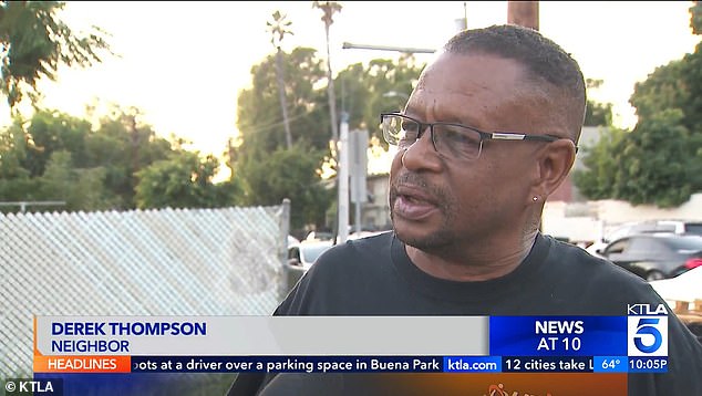 Derek Thompson, a resident who has lived there for decades, told KTLA that speeding is a common problem in that area