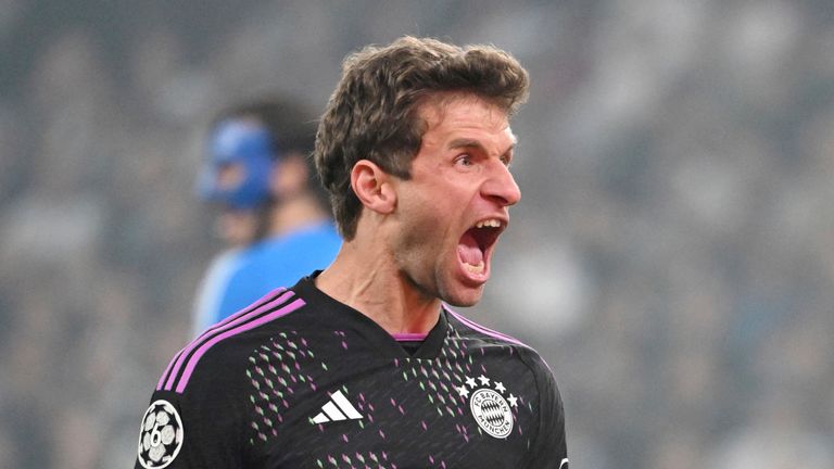 Thomas Müller changed the game off the bench for Bayern Munich