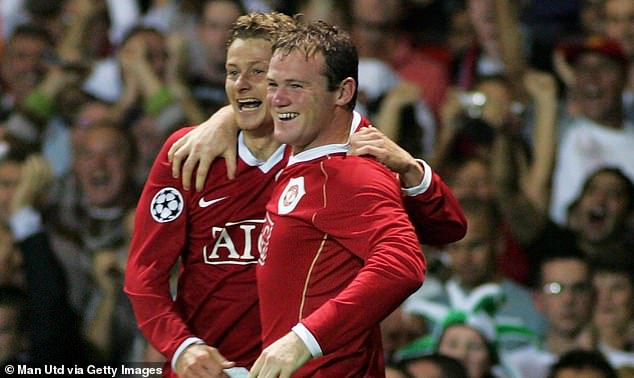 Rooney and Solskjaer played alongside each other at Manchester United from 2004 to 2007