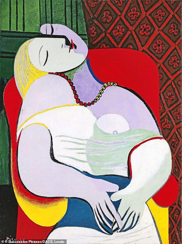 Le Reve, his 1932 painting of lover and muse Marie Therese Walter.  She took her own life four years after Picasso died