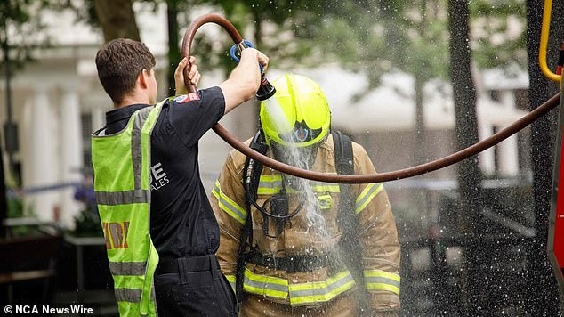 The Fire Investigation and Research Unit is working with NSW Police to investigate the circumstances surrounding the incident.  Firefighters are depicted