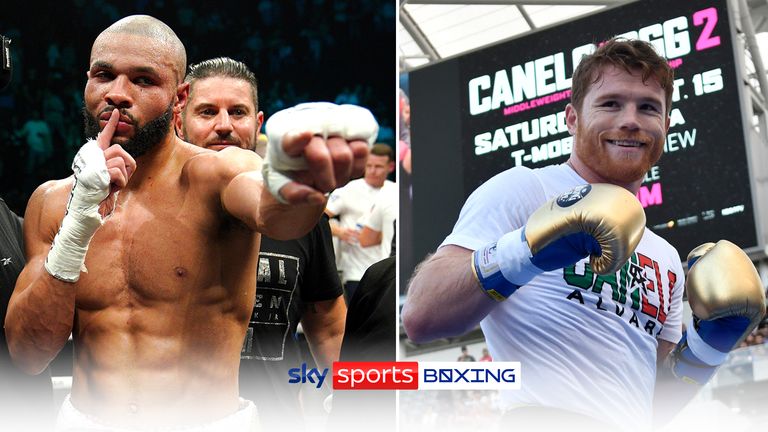 EUBANK JR AND CANELO POTENTIAL BATTLE THUMBS 