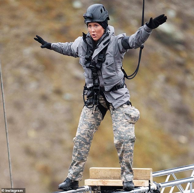The 26-year-old recently joined the cast of Special Forces, where celebrities try to survive demanding exercises led by a team of ex-Special Forces operatives