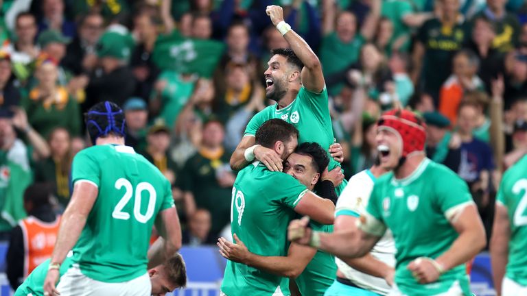 Ireland recorded a stunning victory over South Africa in their last match