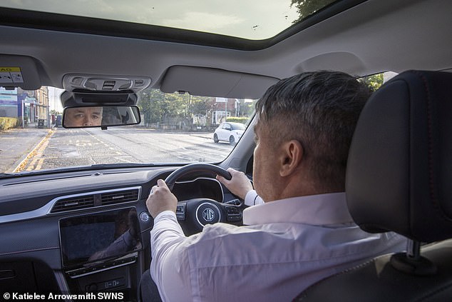 Mr Morrison's assurances say they are now investigating the incident.  He is seen behind the wheel of the car