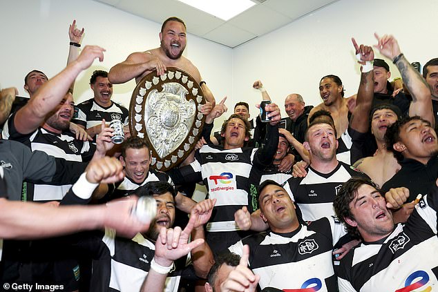 The Hawke's Bay rugby team celebrated their grand final this weekend