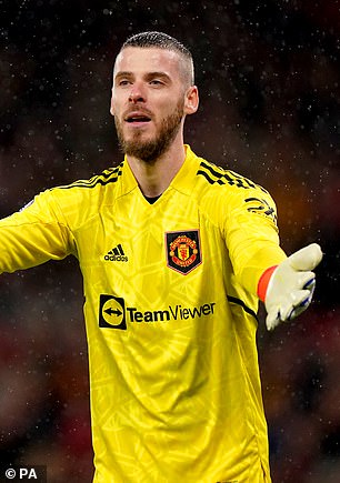 Ten Hag dropped David de Gea for the Cameroonian goalkeeper