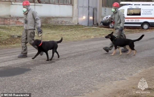 The simulations are designed as a planned response to the destruction of areas in Russia