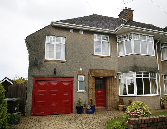 Robin Gunningham's childhood home in Bristol, where he lived from 1982 to 1989