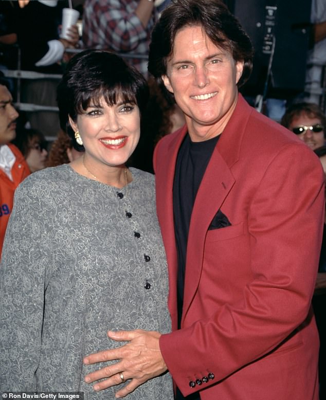 History: The former Olympic athlete, 73, shared 22 years of marriage with the Kardashians' mom, 67, and welcomed two children together, Kendall and Kylie (pictured in 1995)