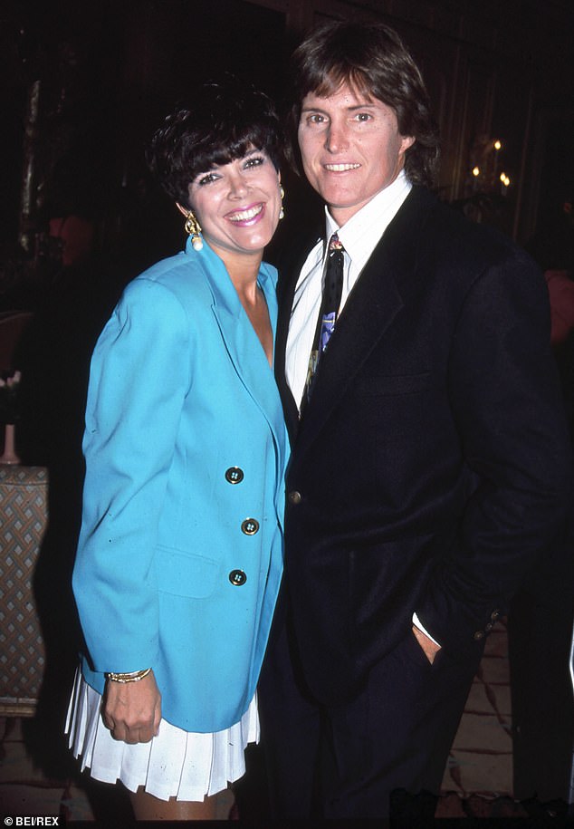 Looking back, Caitlyn was married to Khloe's mother Kris Jenner for 24 years;  the couple is pictured in 1991