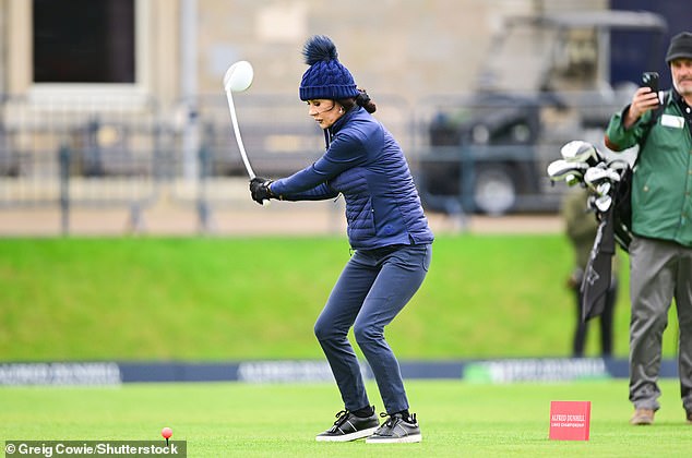 Competition: Famous actors Andy Garcia, Kathryn Newton and Matthew Goode will team up with professionals as they play across three courses: the Old Course St Andrews, Carnoustie and Kingsbarns