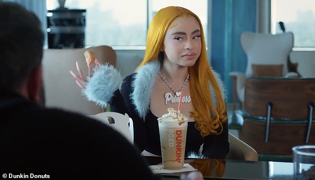 'Hey, I'm a Dunkin guru': The rapper showed the perfect level of sass as she starred in the ad