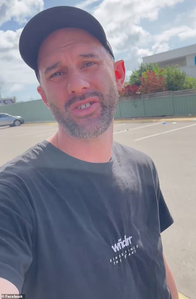 Chris Thurley feared his two- and six-month-old sons could have been injured or killed when thugs surrounded their car at Townsville's Willows Shopping Center on Wednesday morning.