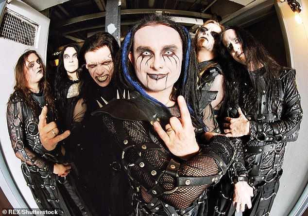 Cradle of Filth (pictured in Chicago in November 2003) was founded in Suffolk in 1991