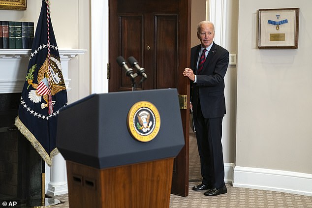 President Biden denounced the chaos on Capitol Hill