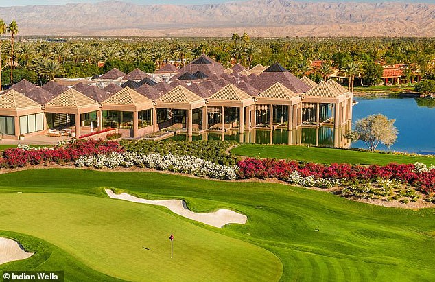 Gates owns a $12.5 million Indian Wells mansion located in the exclusive Vintage Club in Indian Wells, California, which requires a $250,000 membership fee.  The house – which he bought in 1990 – has six bedrooms, nine bathrooms and a guitar-shaped swimming pool