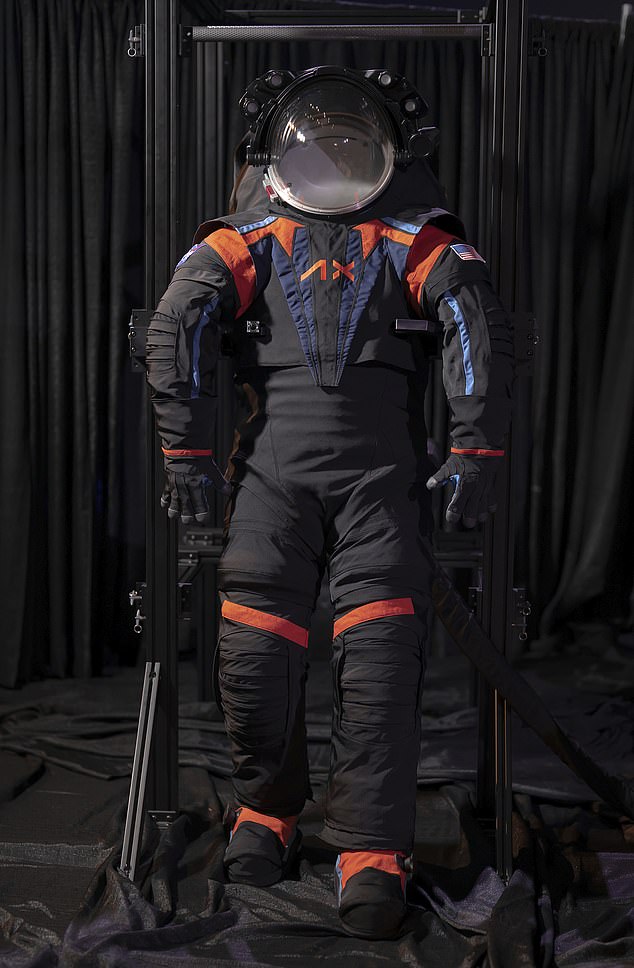 In March, Axiom Space and NASA unveiled these suits designed specifically for the Artemis III mission to the moon in 2025