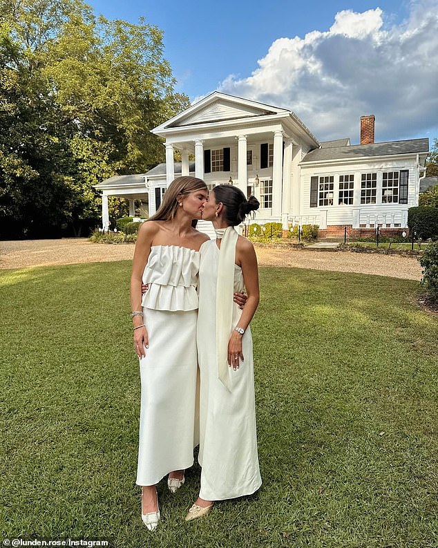 The pair, who were praised online for representing the lesbian community in the southern US and have more than 700,000 followers on TikTok, married just days before the old tweets resurfaced.