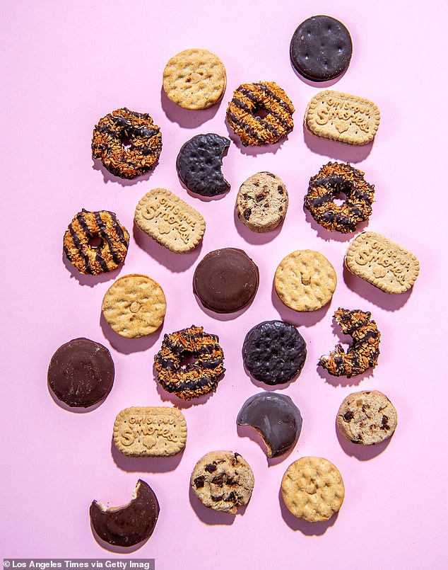 Other cookie flavors include caramel chocolate chips, lemonades, peanut butter patties and more