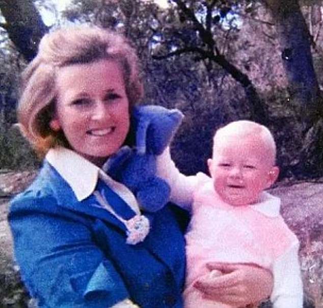 Lynette Dawson (left) disappeared when Shanelle (pictured as a baby) was four years old