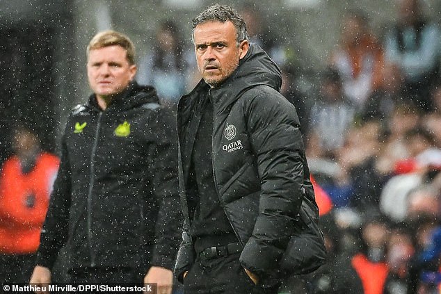 Luis Enrique was also heavily criticized as L'Equipe branded the PSG manager as daring in his decision to play with four strikers against Newcastle at St James' Park on Wednesday.