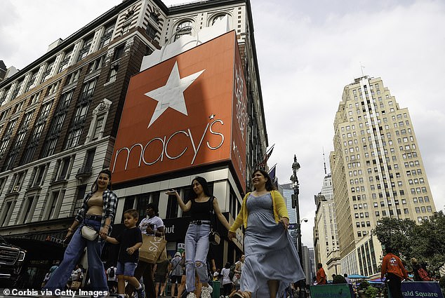 The new stores range in size from 30,000 to 50,000 square feet, about one-fifth the size of regular department stores.  Pictured is the flagship location in Manhattan