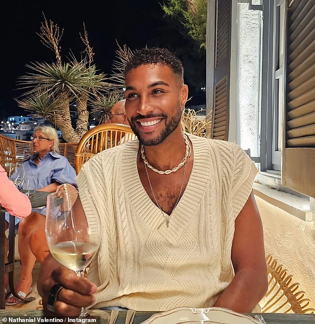 Looking good: Nowadays Nathanial – who also starred in Geordie Shore – has a completely new look with short curly hair and stylish outfits