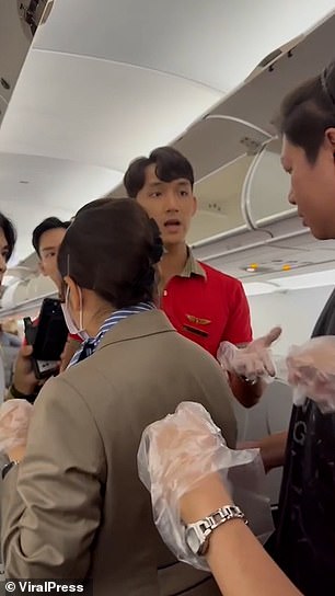 The cabin crew can discuss the incident