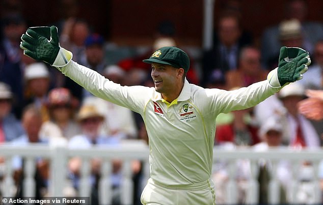 Wicketkeeper Alex Carey threw the ball back to the stumps when Bairstow had strayed from his ground, believing a Cameron Green delivery was dead