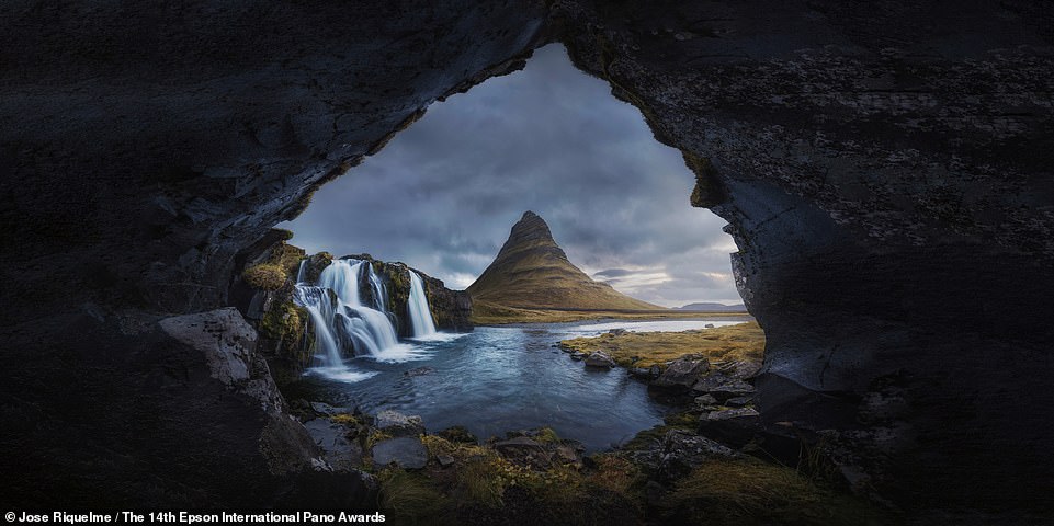 This panorama of Iceland's Kirkjufell Hill is one of three images submitted by Jose Riquelme, who was named overall Open Photographer of the Year