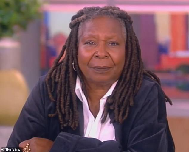 Moderator Whoopi Goldberg seemed unimpressed during the debate and remained fairly quiet