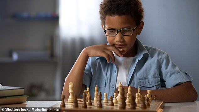 In response to an online survey, 286 parents and mentors of 654 children on the US Chess Federation mailing list said they thought girls had less potential than boys (stock image)