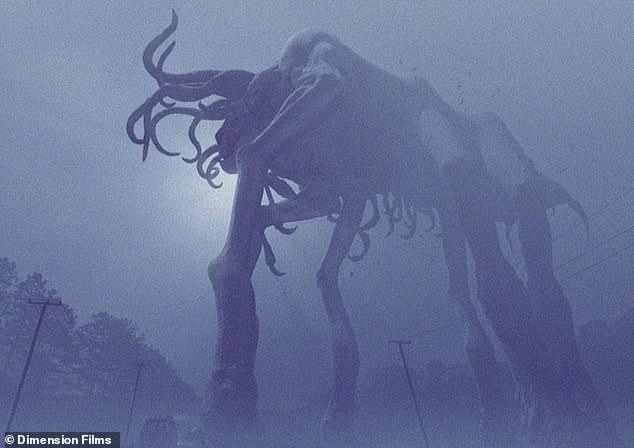 Mysterious: Residents in The Mist are picked off one by one by mysterious creatures prowling a blanket of mist engulfing a small town, leading to a 'painful' conclusion to the film