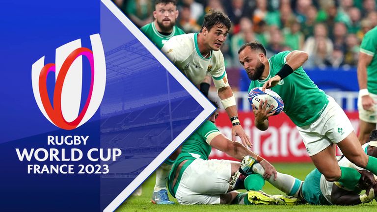 Highlights from Saturday's Rugby World Cup action as Ireland triumphed over South Africa, England defeated Chile and Georgia and Portugal drew