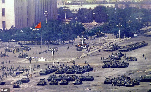 Chinese troops shot dead hundreds of pro-democracy demonstrators on June 4, 1989