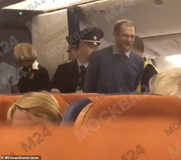 Moscow police took him off the plane and detained him