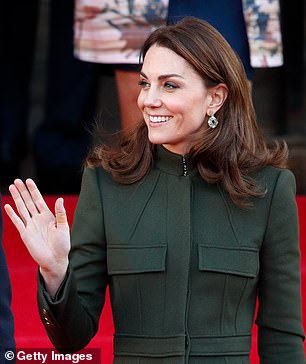 Kate visits the Town Hall in Centenary Square in Bradford on January 15, 2020