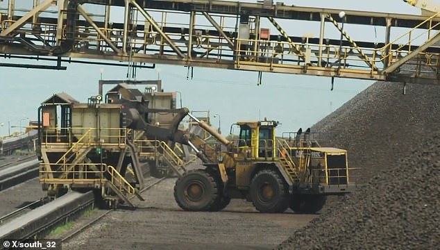 Three workers required treatment after the trespassers entered the mine at 2am and confronted Gemco workers.  Pictured: Work underway at a Gemco mine