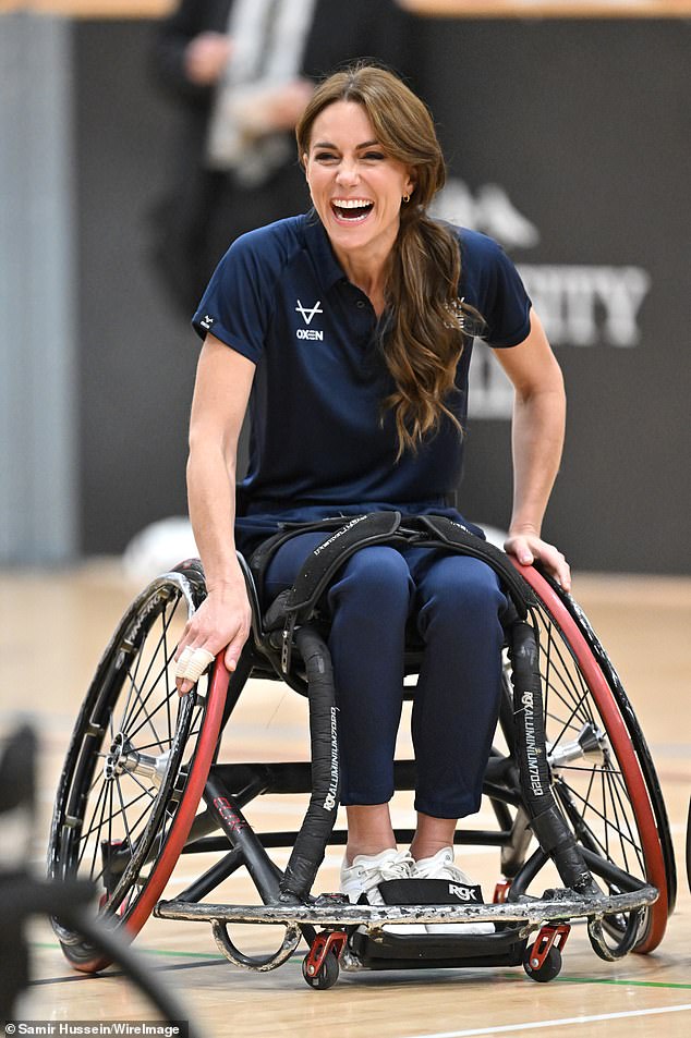 The princess looked completely in her element as she rode around with the World Cup-winning team