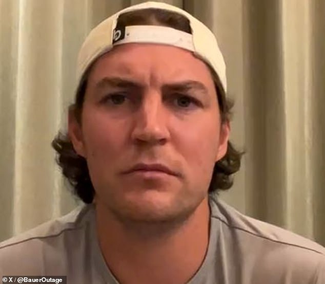 Former MLB pitcher Trevor Bauer publicly shared a video with lyrics and a video on Monday