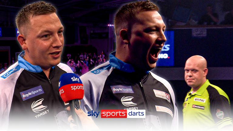 Dobey said he took inspiration from Newcastle's win over PSG and used it to beat reigning champion Van Gerwen