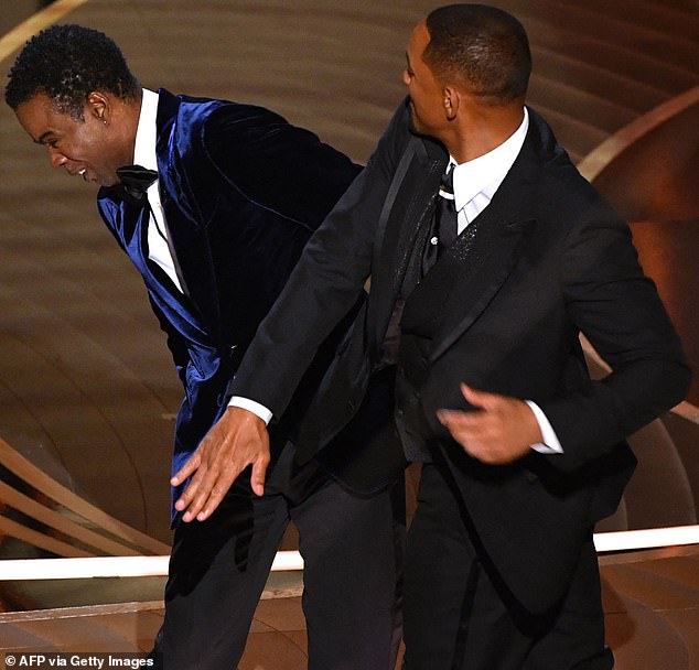 Details: Will Smith punched Chris on stage at the Oscars last March for making a bald joke about his wife Jada Pinkett Smith, who shaved her head because she has alopecia