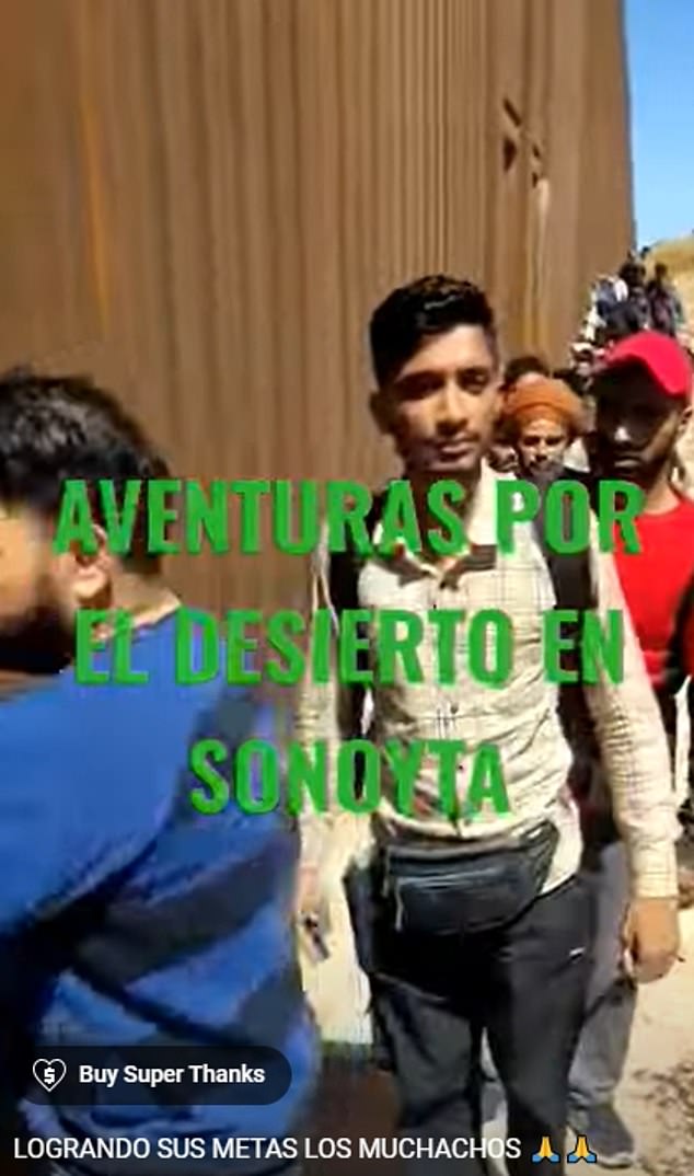 A video of migrant smugglers bragging about how easy it is to cross the US-Mexico border has attracted attention on social media